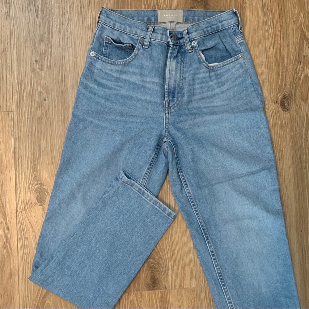 Everlane The Cheeky Jean 26R Sunbleached Blue